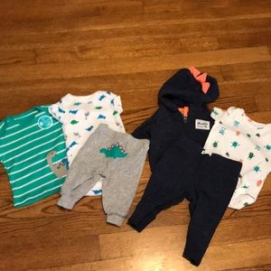 Two boy NB Carter 3-piece sets